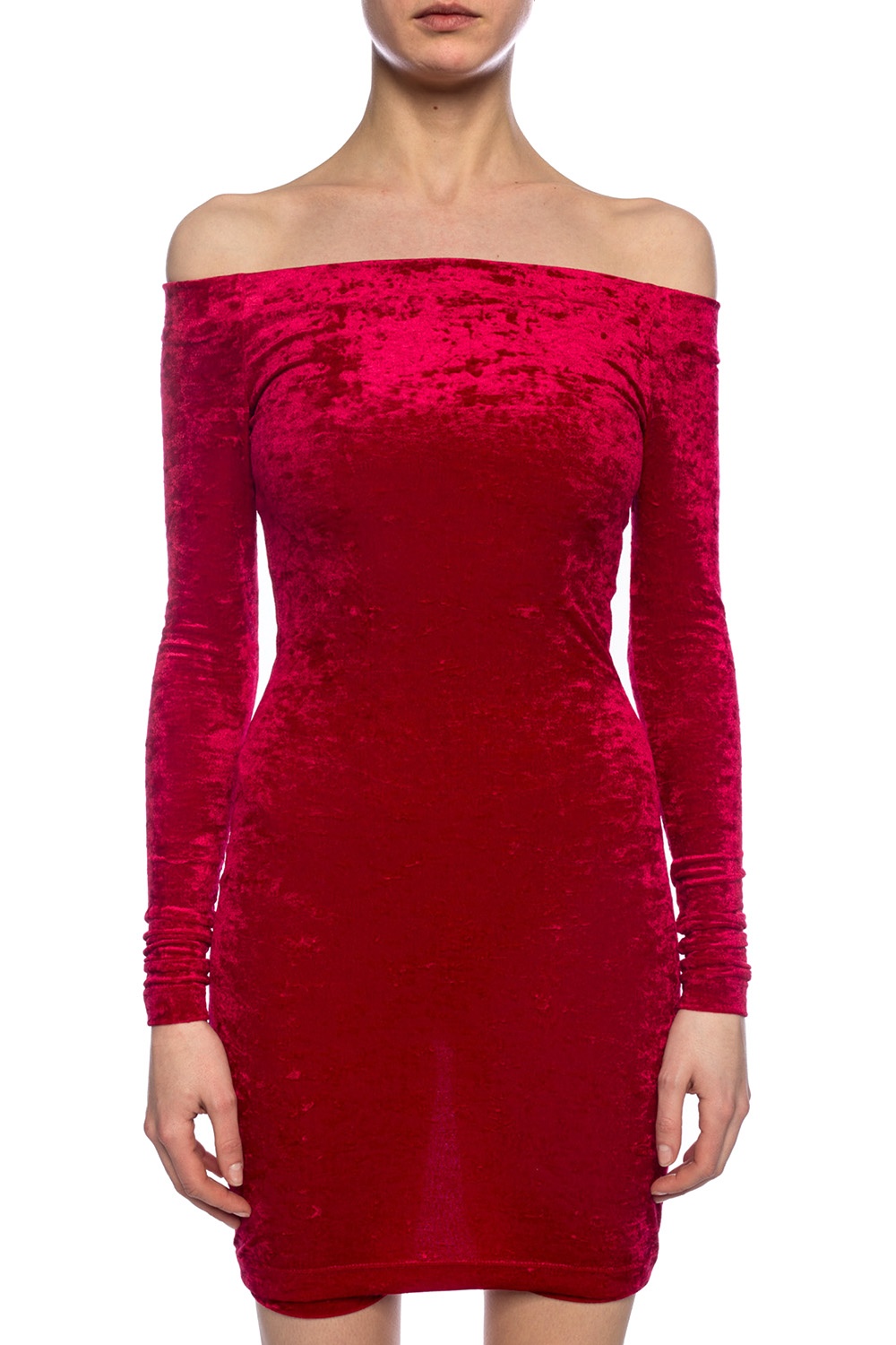 blue velvet balenciaga dress